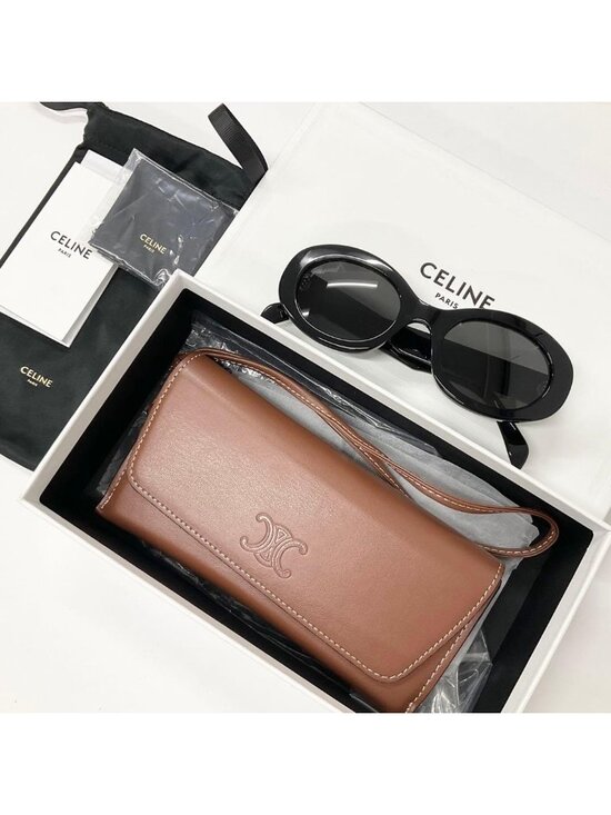 Celine Sunglasses Triomphe Eyewear Black main image 8